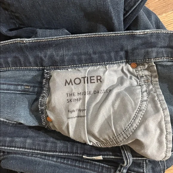 MOTHER The Midrise Dazzler Skimp in 'Night Tripper' - Picture 10 of 15